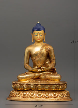 Amitabha Buddha Statue in Dhyana Mudra | Symbol of Compassion and Inner Peace