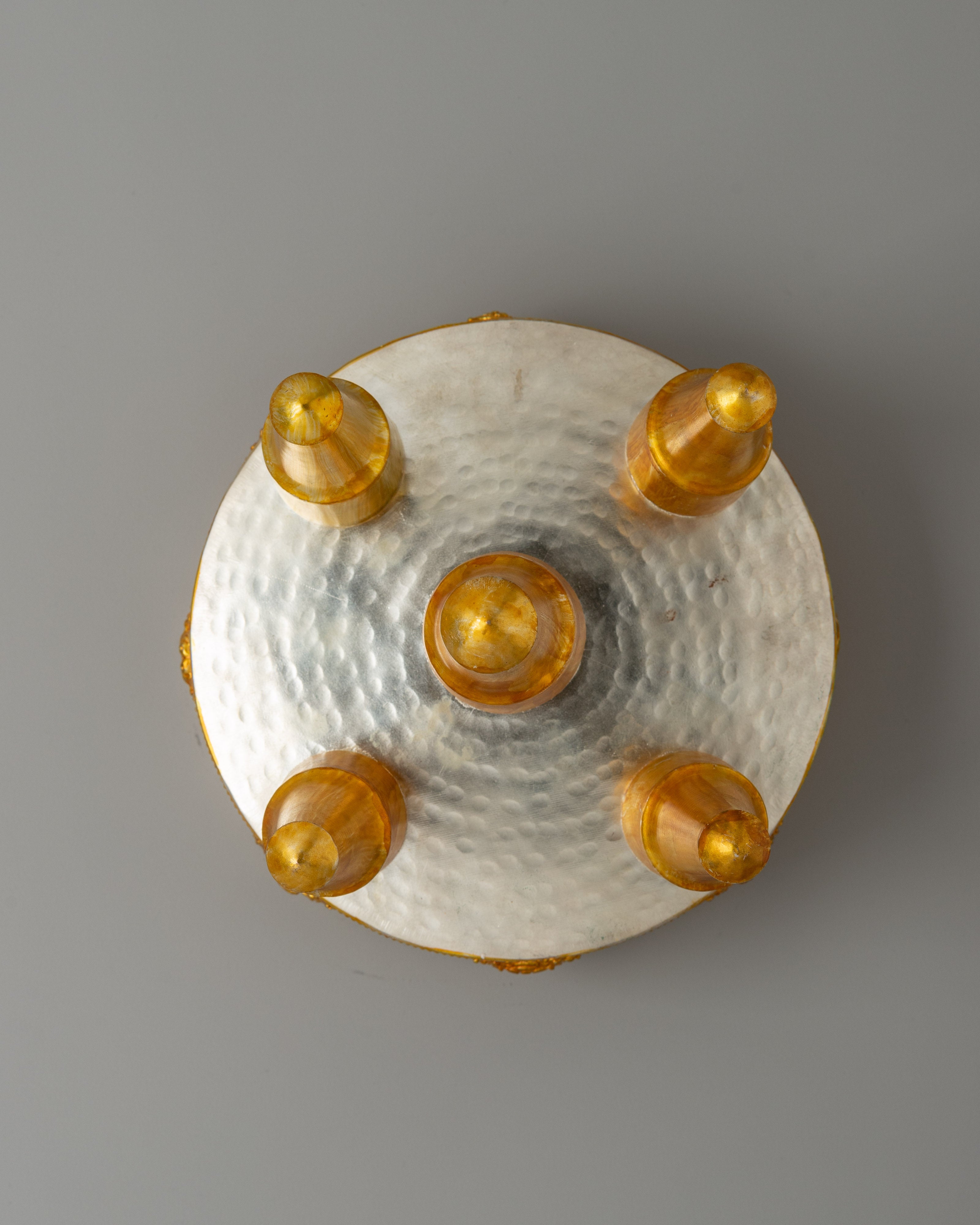 Torma Mandala Offering Set | Tibetan Copper Ritual Art