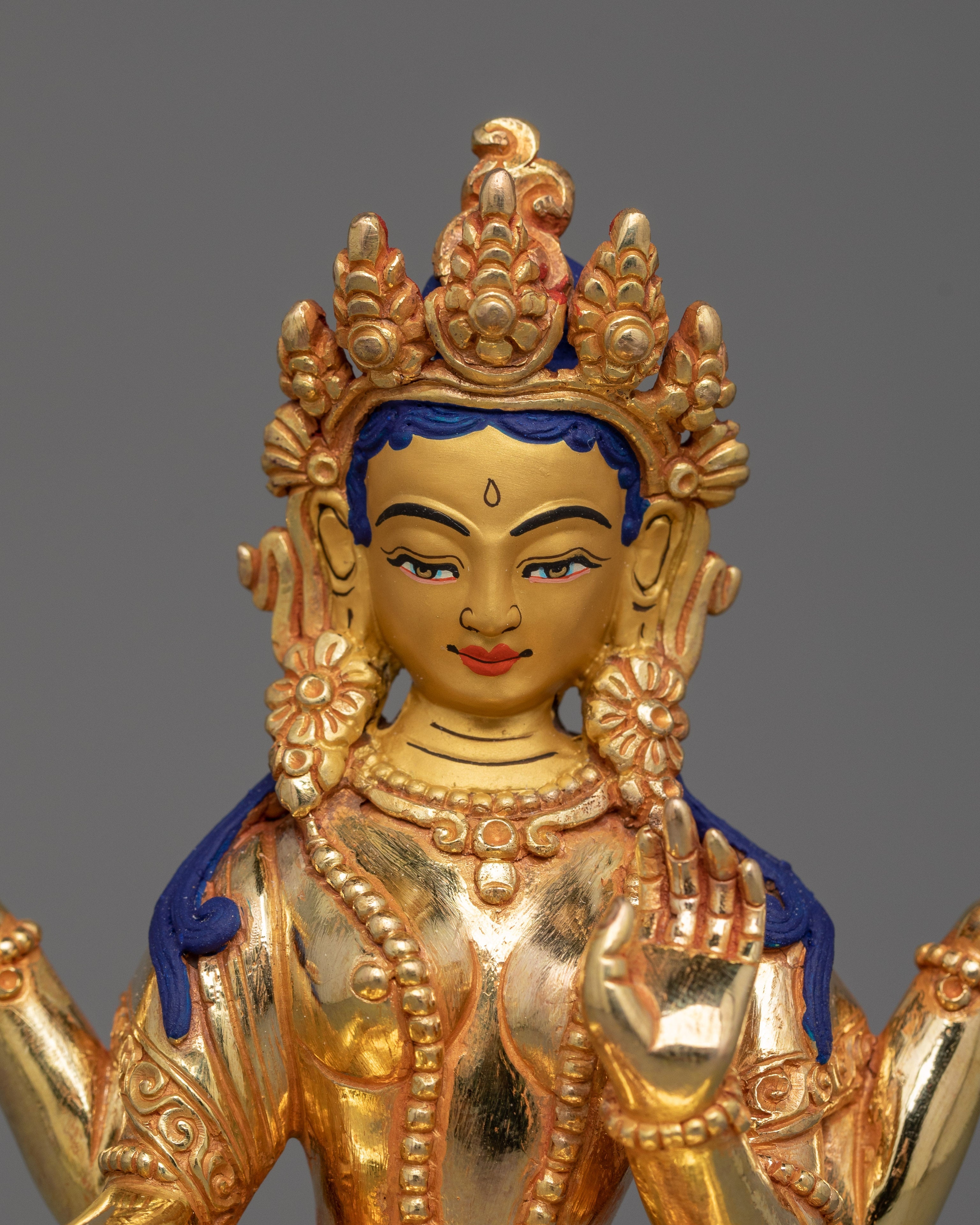 Sacred Figurine of Divine Goddess Laxmi | Goddess of Wealth, Prosperity and Abundance