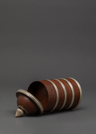 Handcrafted Tibetan Oxidized Copper Rice Pot | For Offerings and Spiritual Ceremonies