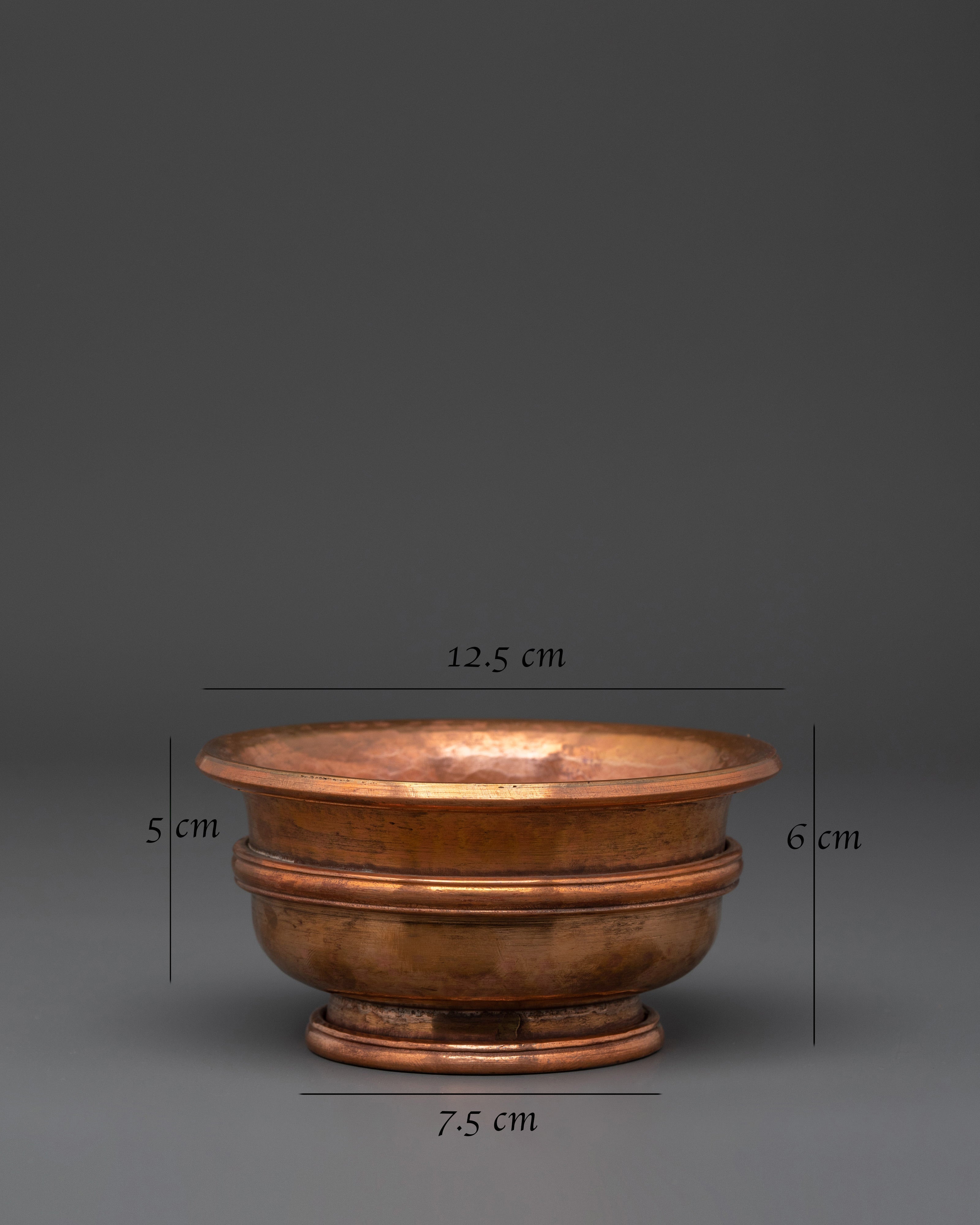 Handmade Meditation Offering Bowls Set | Ritual Bowls for Shrine Altar and Prayers