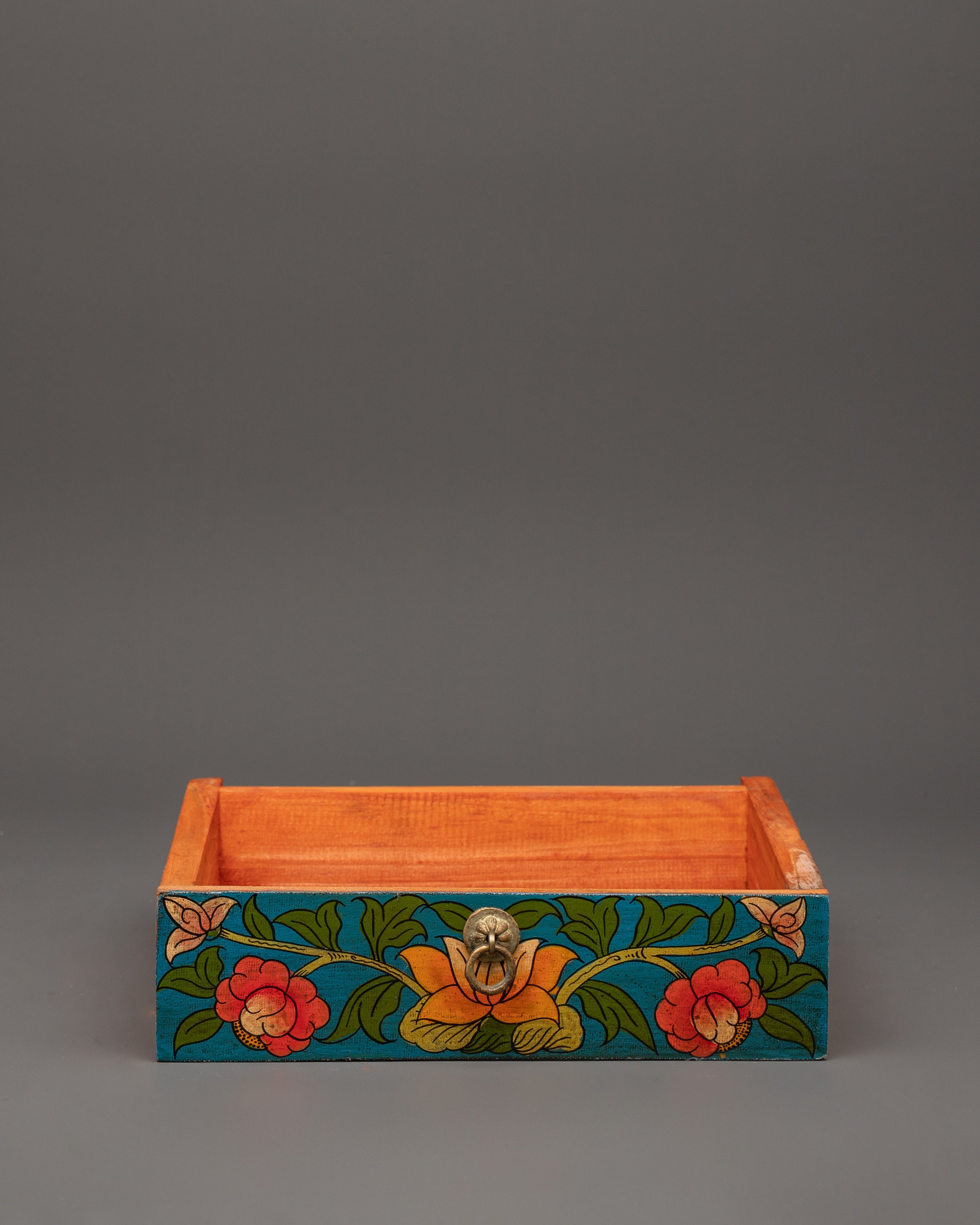 Tibetan Drawer Box | Spiritual and Decorative Accent Piece