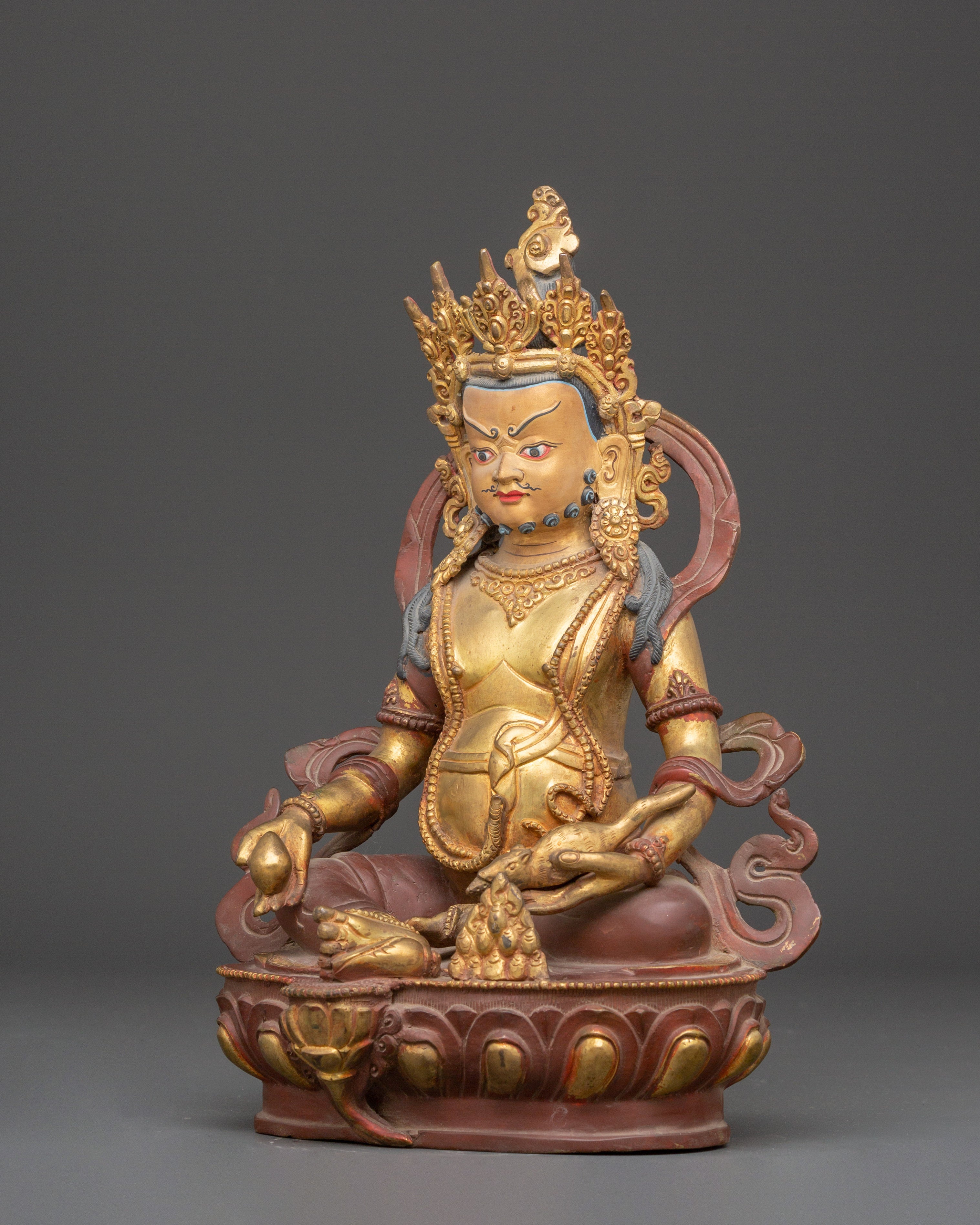 Statue of Buddhist Prosperity, Dzambhala | Tibetan Wealth Deity