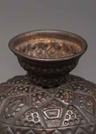 Tortoise Incense Burner with Antique Finishing | Handcrafted Tibetan Incense Burner