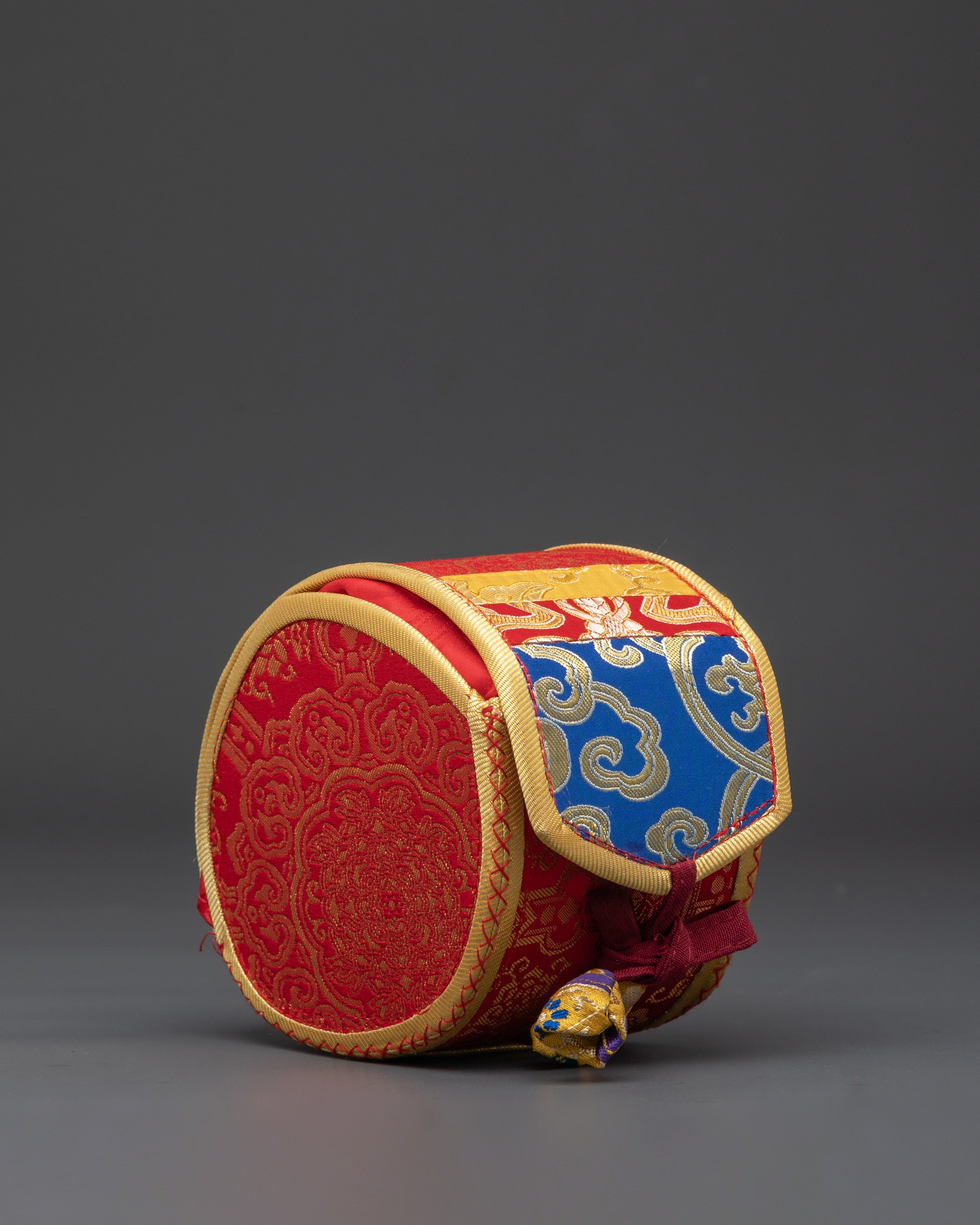 Traditional Buddhist Damaru | Rituals and Meditation Sacred Tool
