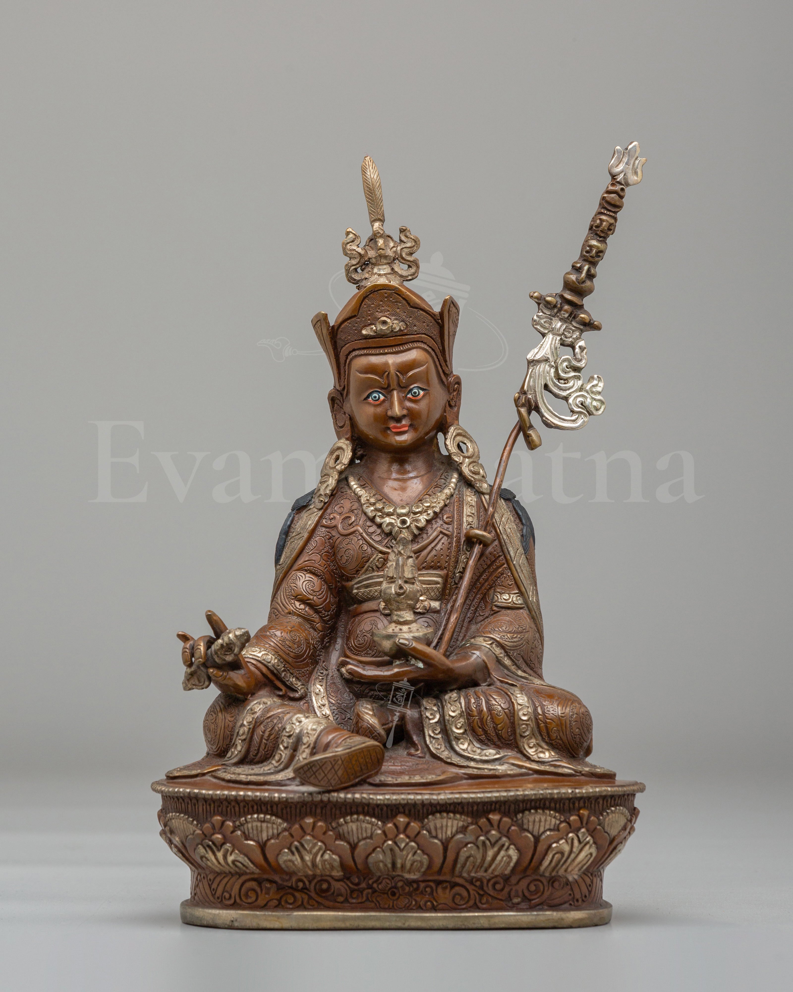 Handcrafted Ritual Guru Rinpoche Statue 