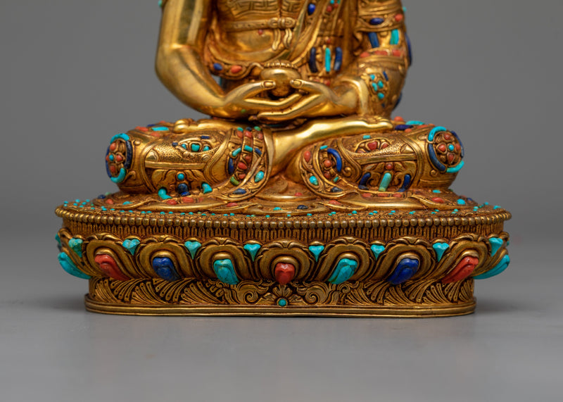 Amitabha Buddha  Beautifully Decorated Statue | Handmade in Nepal