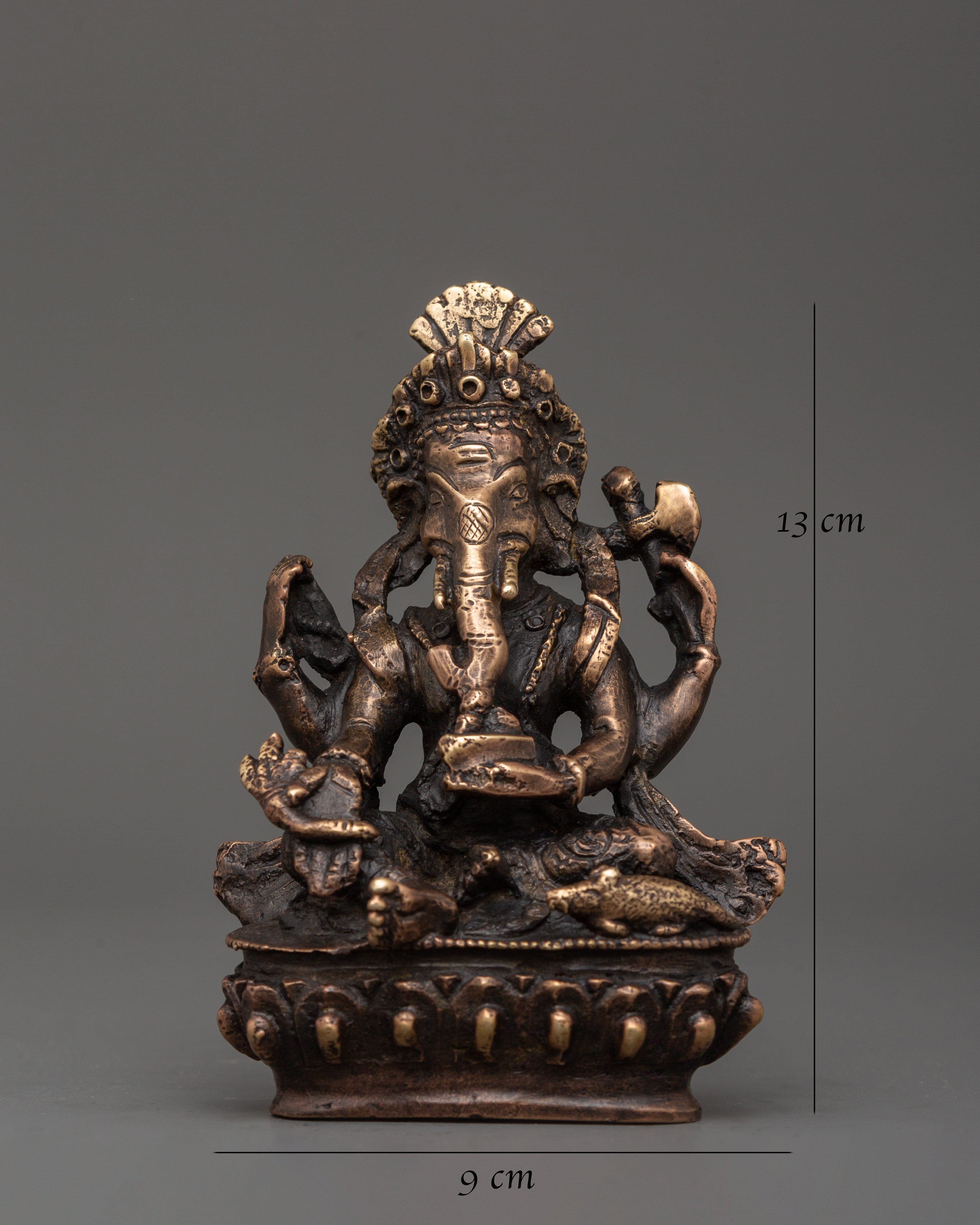 Handmade Hindu Deity Sculpture of Ganesh