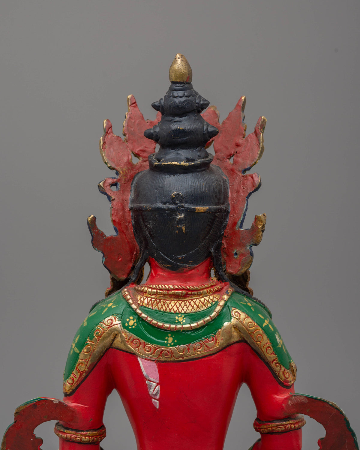 Handcrafted Sacred Amitayus Statue | Buddhist Deity of Longevity