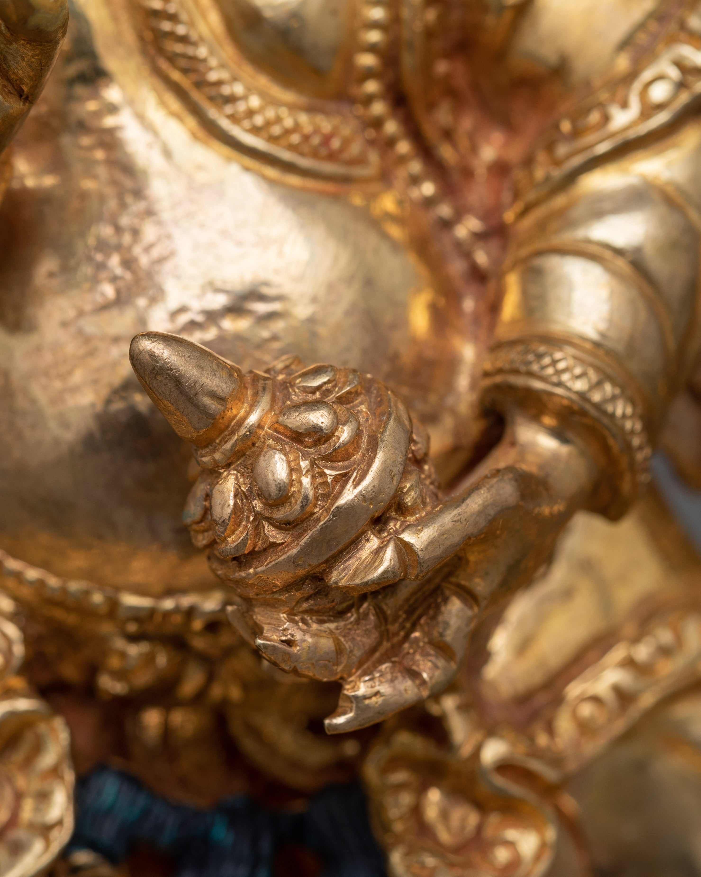 Himalayan Statue of Mahakala With Danda | Fierce Guardian of Dharma