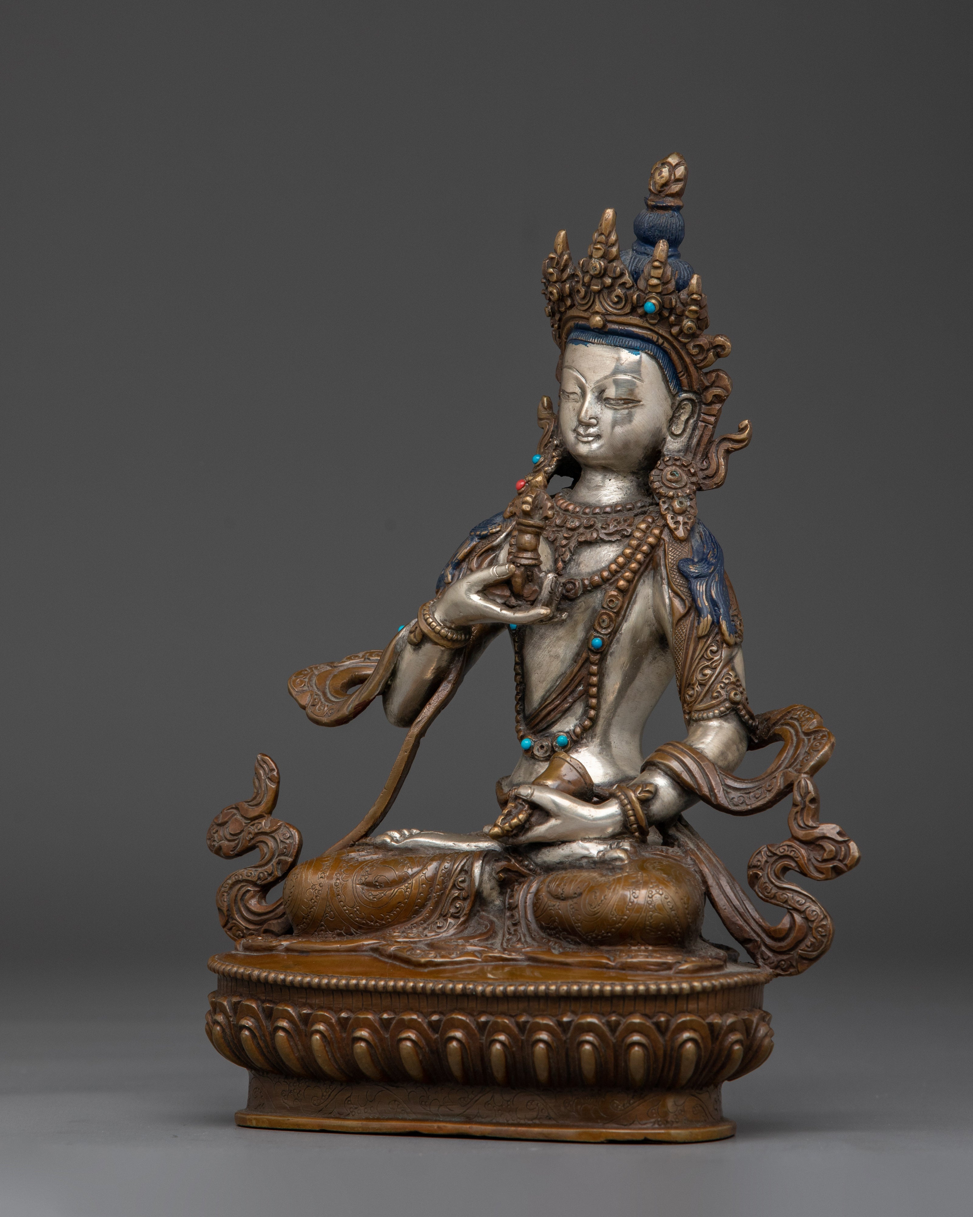 Copper Buddhist Artwork of Vajrasattva | Symbol of Purification and Inner Clarity
