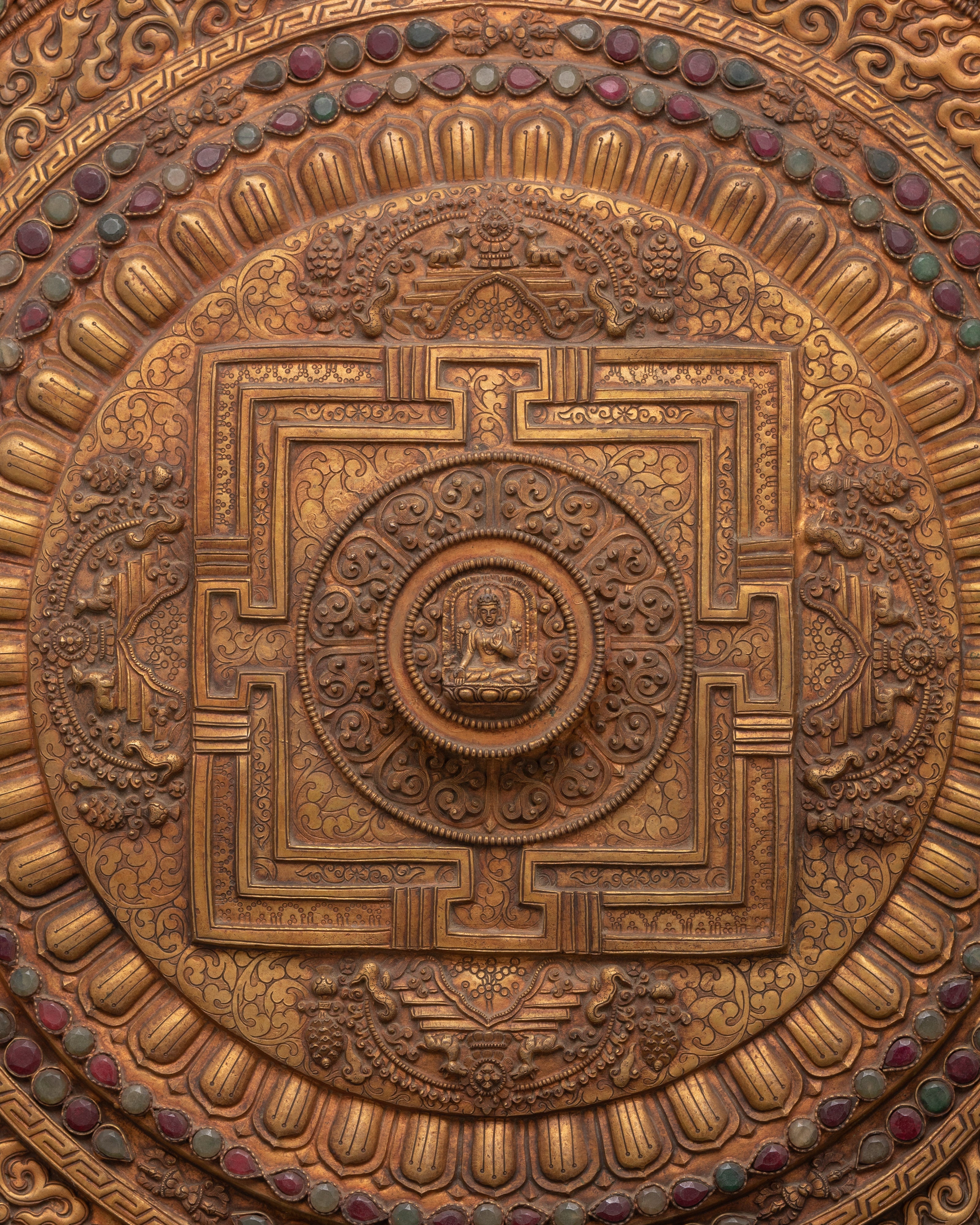Gold-Plated Wall Hanging | For Sacred or Luxury Interiors