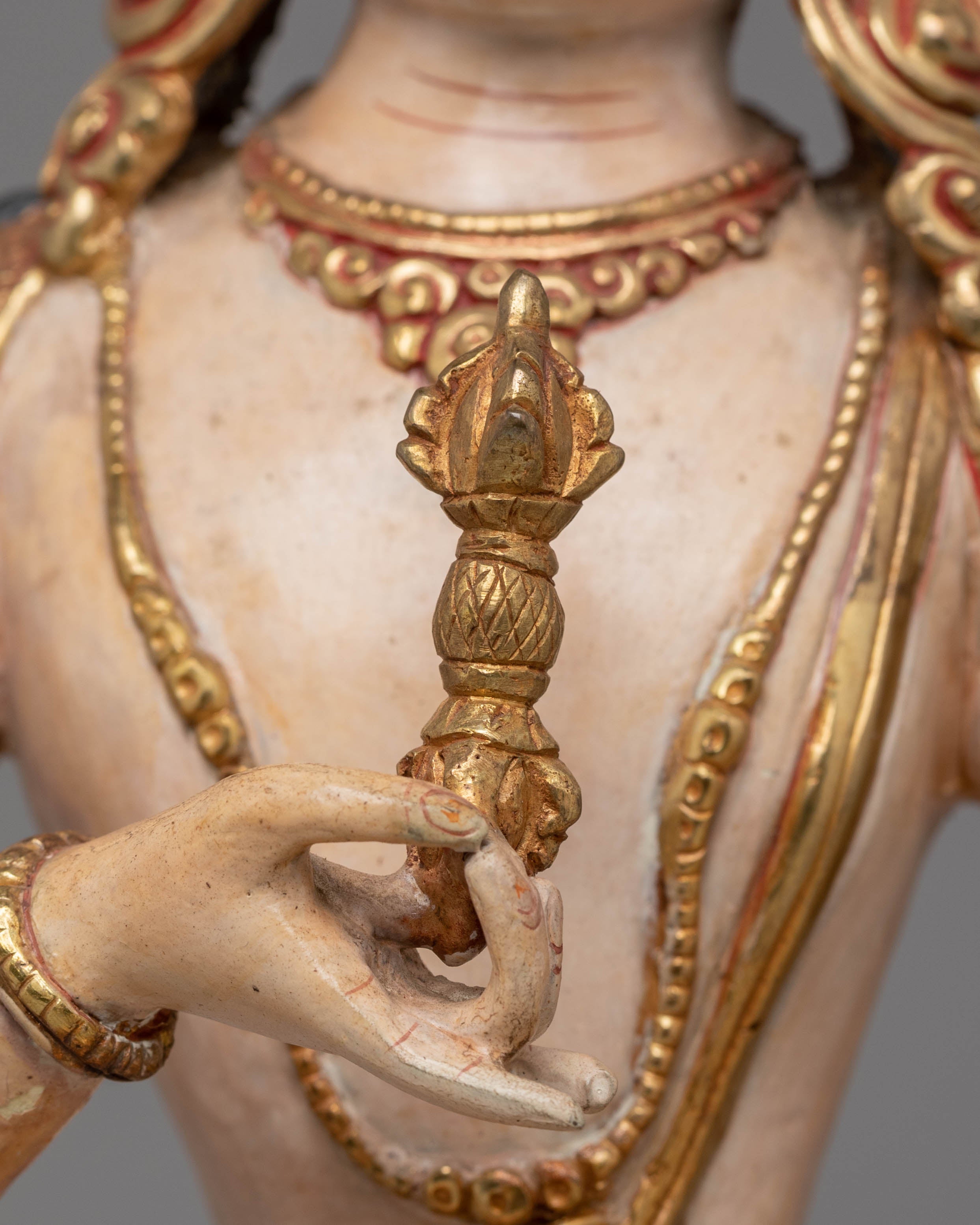 Sacred Handcrafted Figurine of Vajrasattva | Symbol of Purity