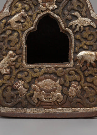 10cm Ghau Small Prayer Box | Meditation Dharma Decor