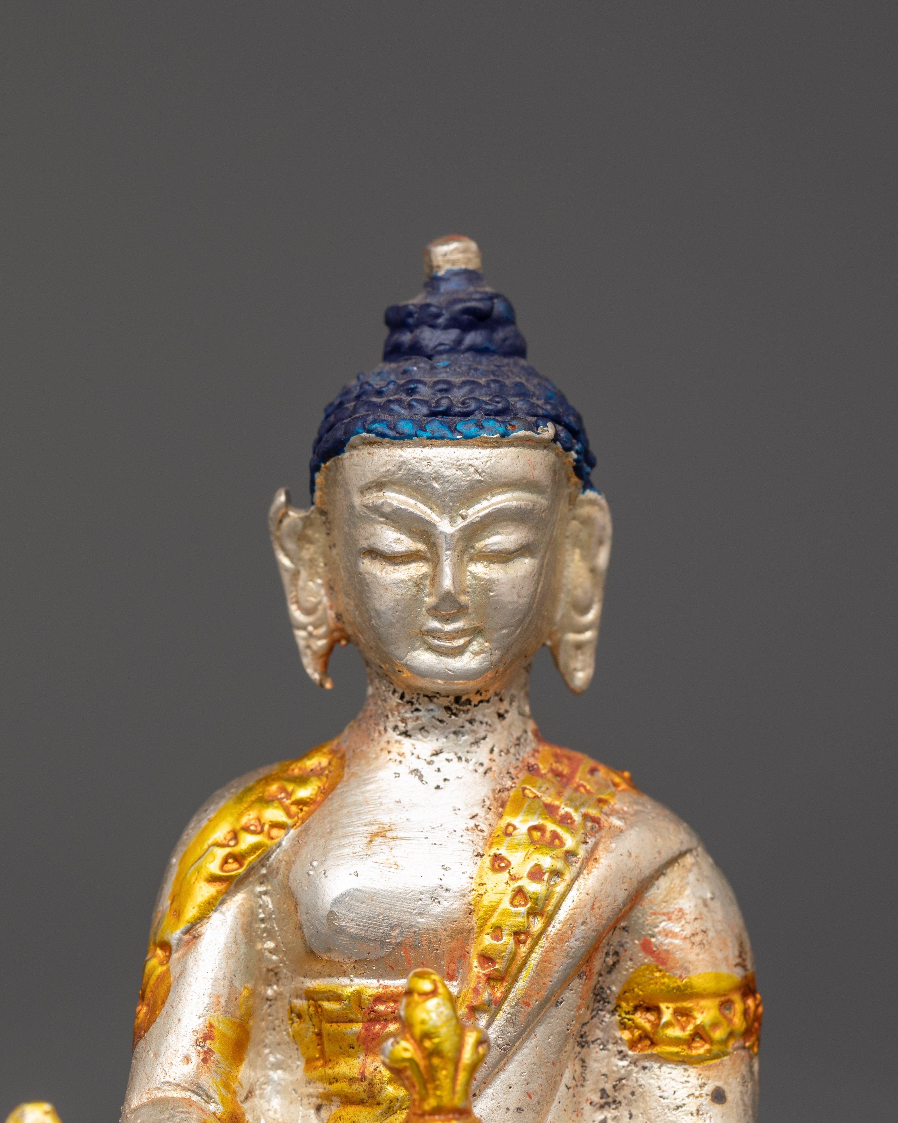 Healing Buddha Statue | Tibetan Medicine Buddha for Altar Decor