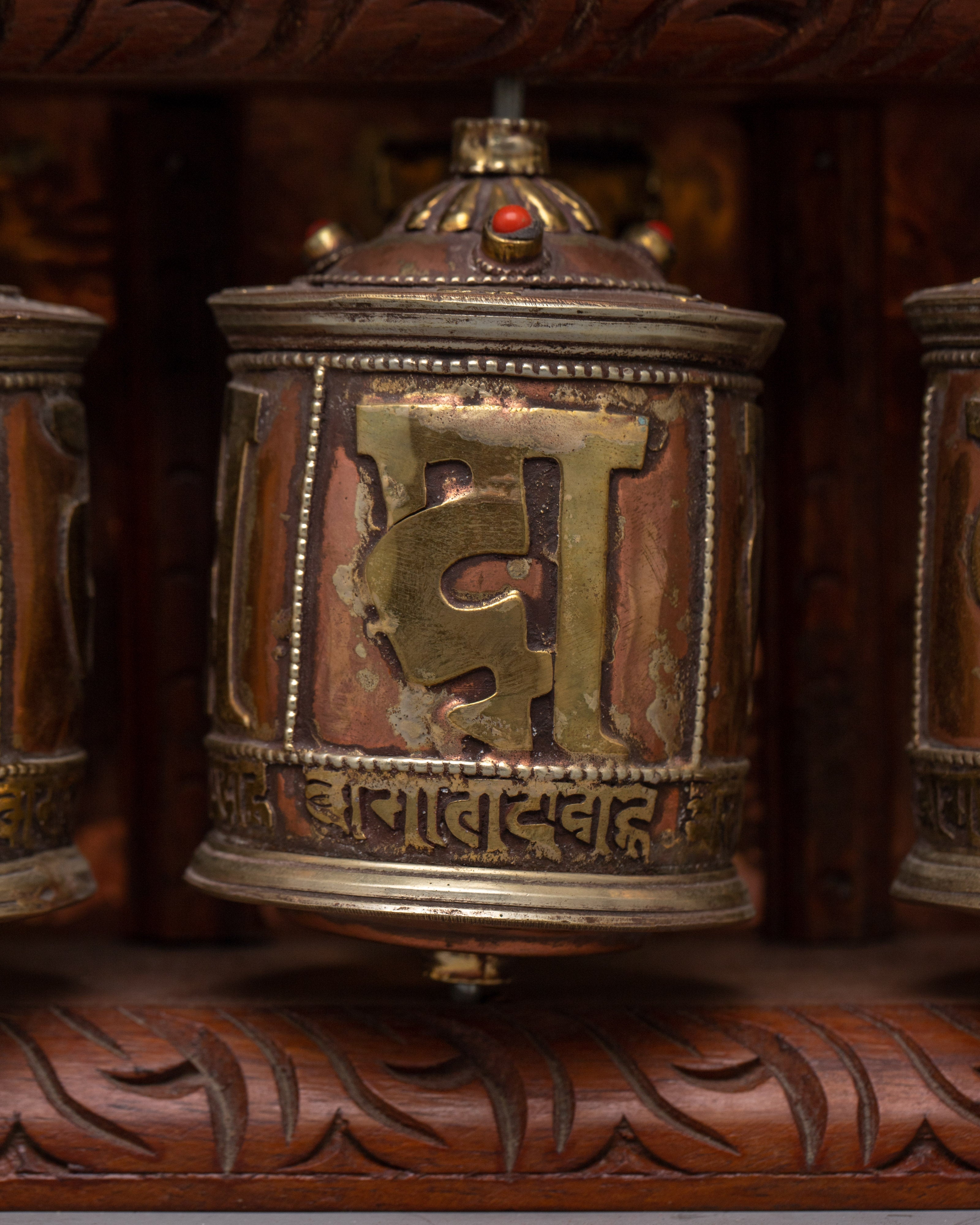 Nepali Prayer Wheel | Crafted Mantra Wheel for Mindful Meditation