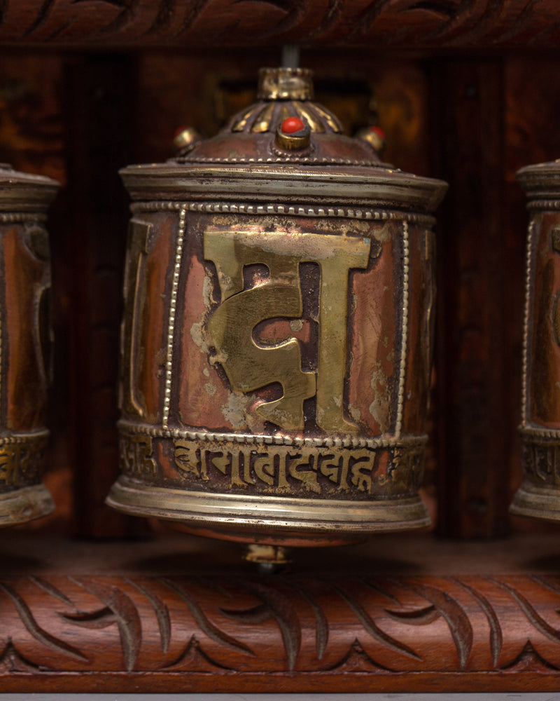 Nepali Prayer Wheel | Crafted Mantra Wheel for Mindful Meditation