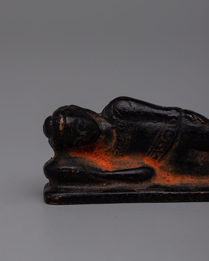 Sleeping Buddha Sculpture | Exquisite Copper Statue for Tranquil Home