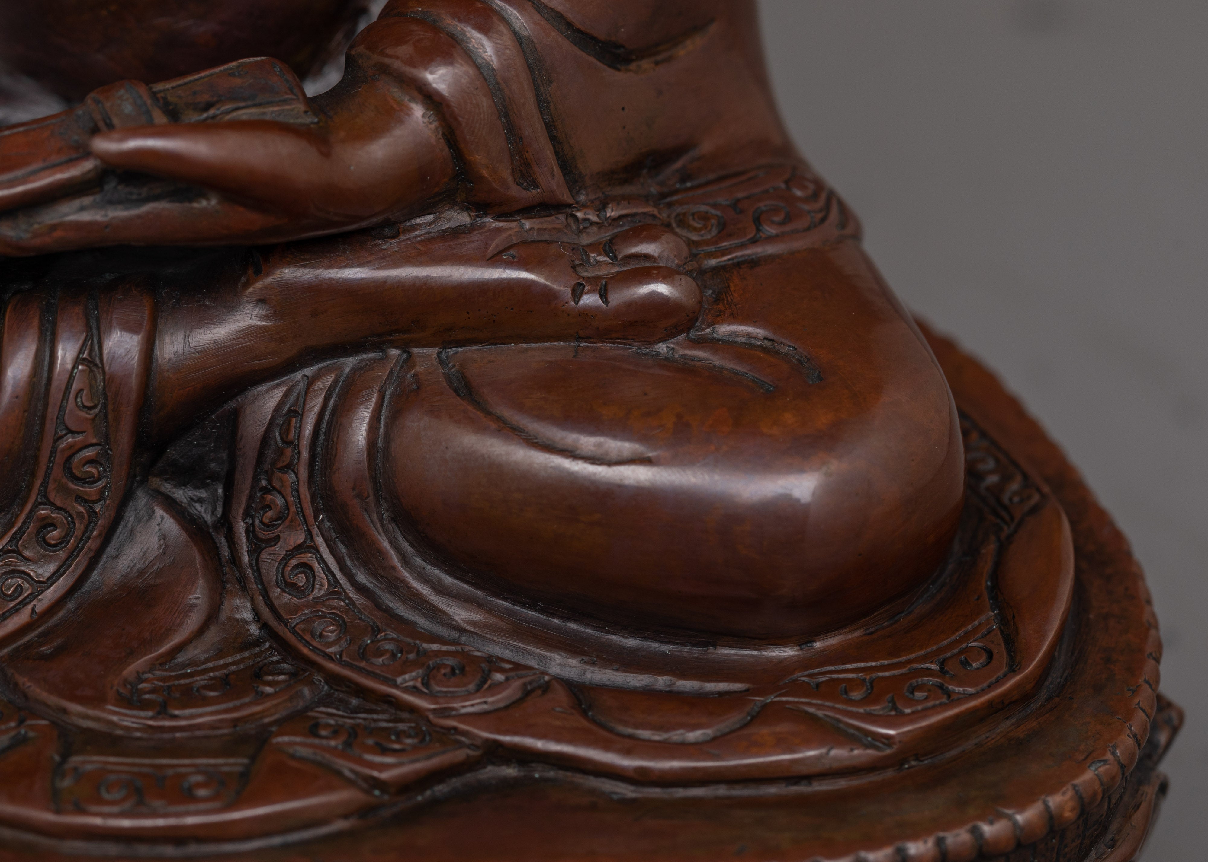 Karmapa with Oxidized copper Body Statue | The Embodiment of Compassionate Wisdom