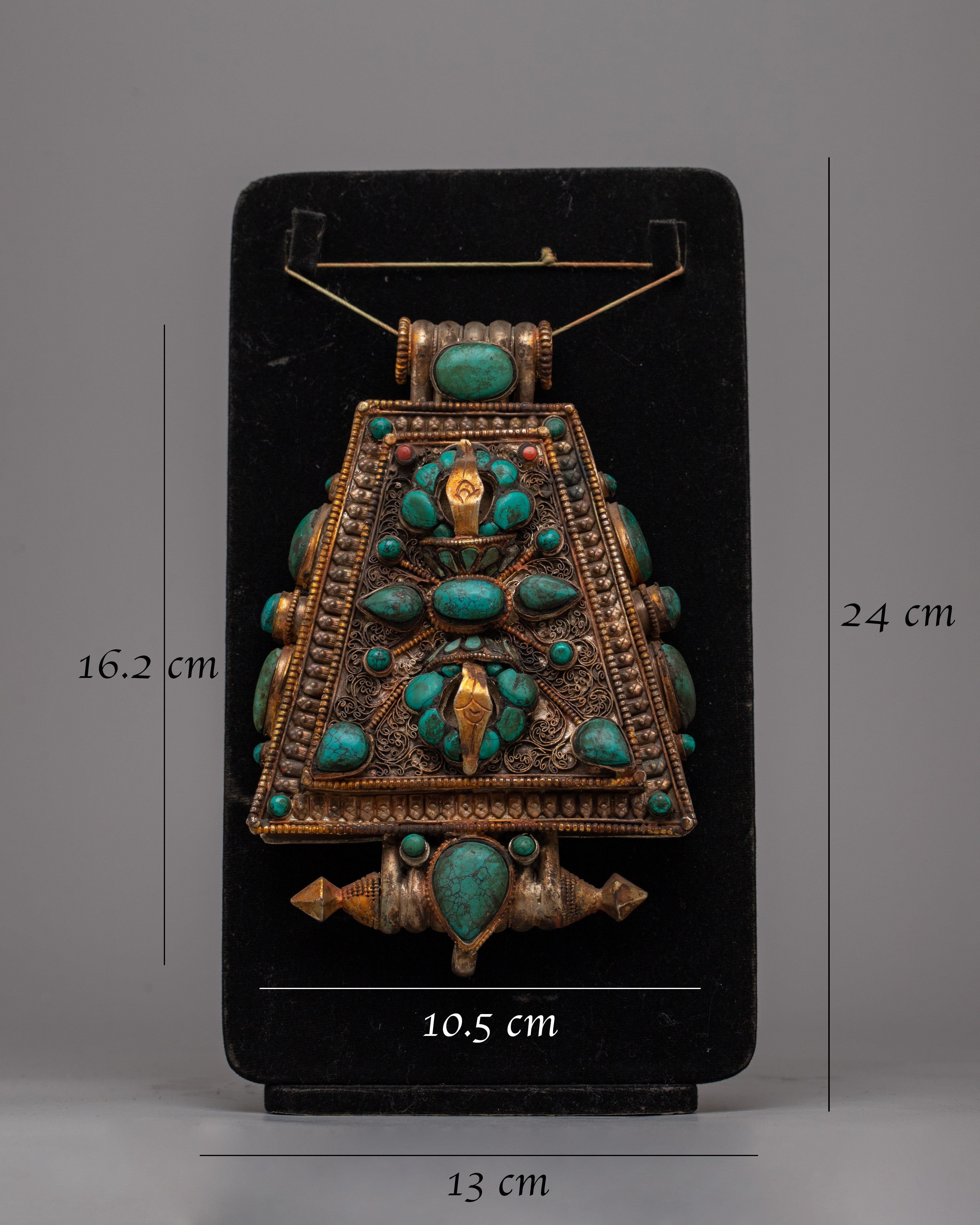 Authentic Tibetan Ghau Box | Handcrafted Portable Shrine for Sacred Relics