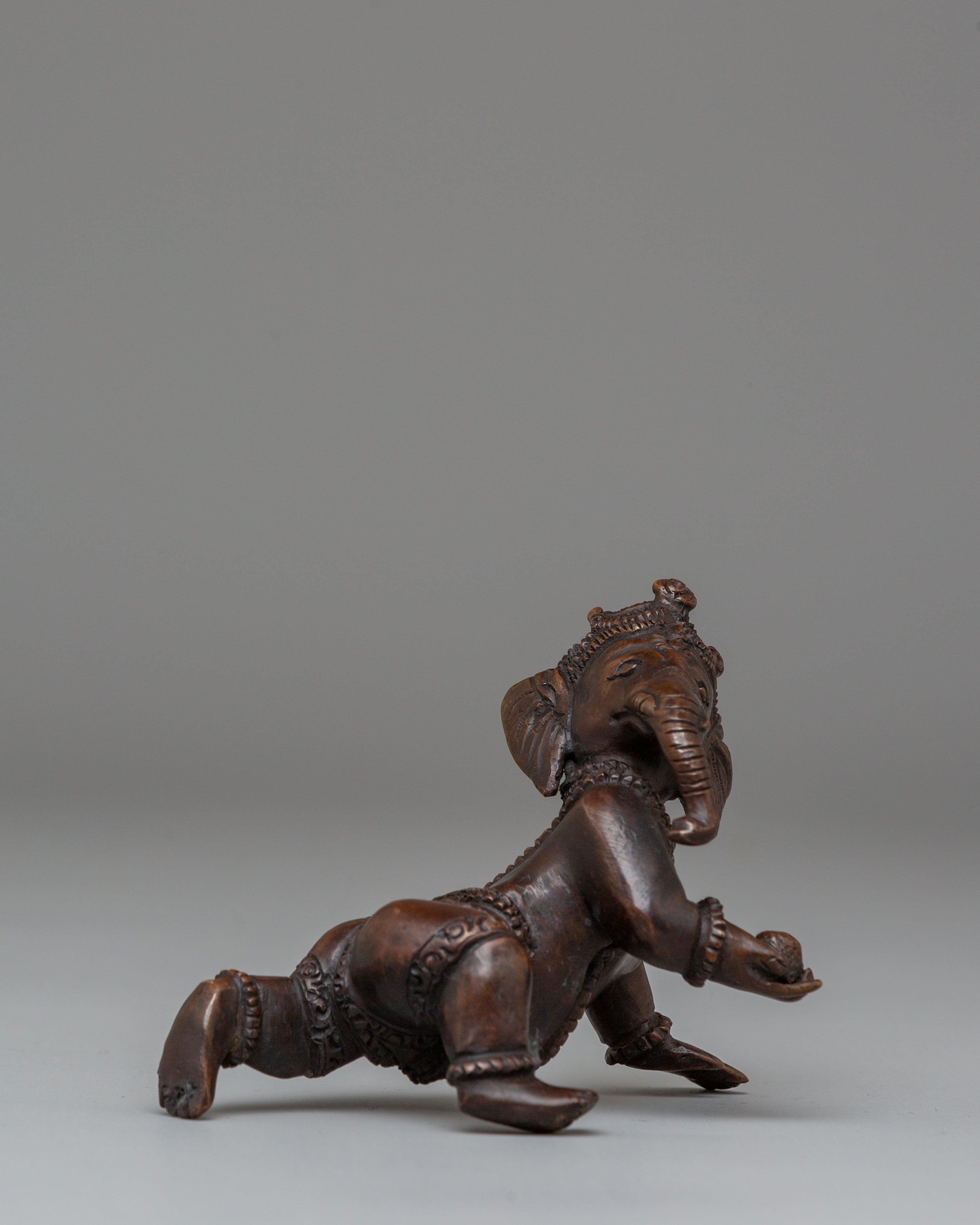 Sacred Ganesha Statue Symbol of Wisdom | Hindu Elephant Deity Art