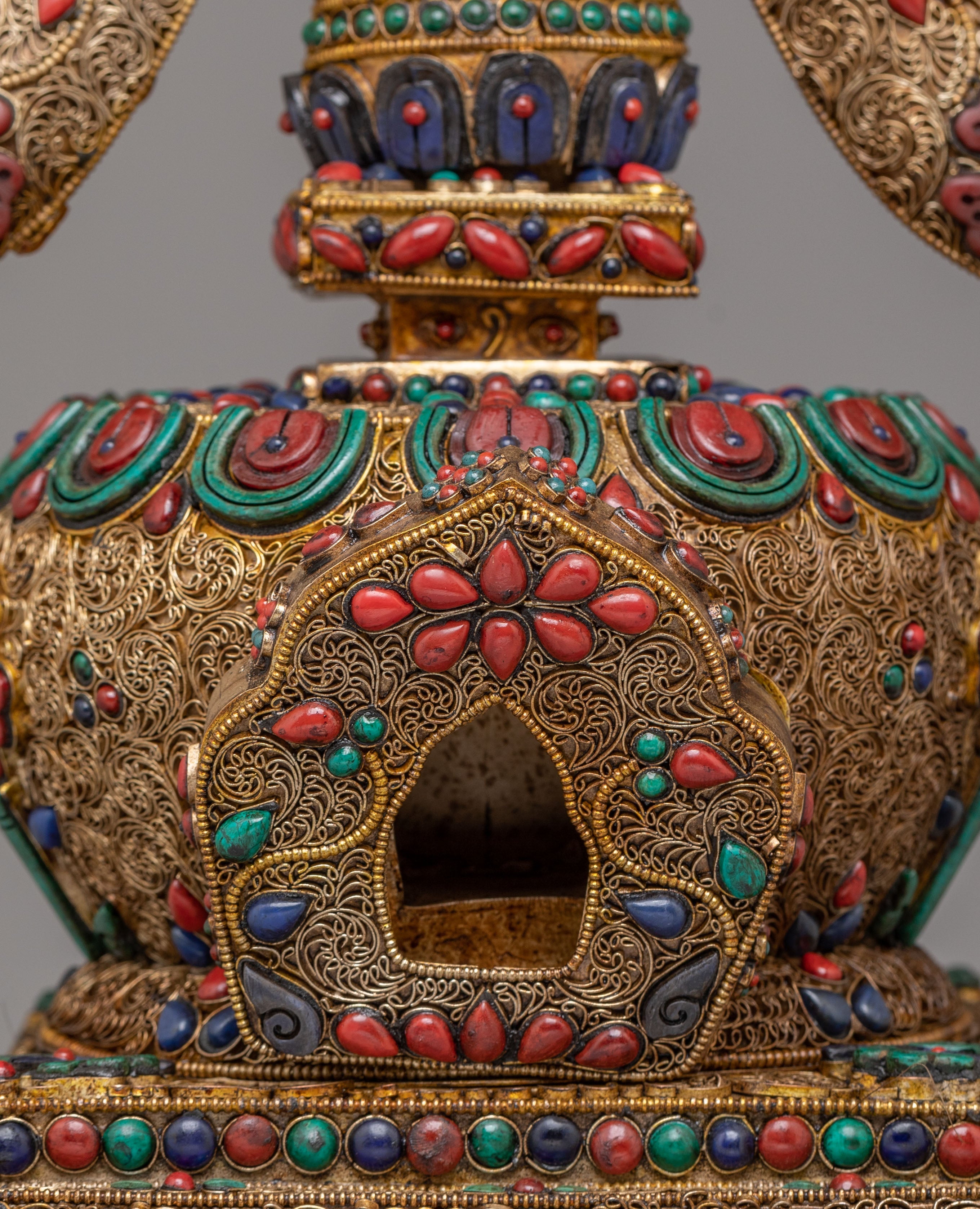 Traditional Sacred Jangchub Stupa | Tibetan Buddhist Shrine Decor
