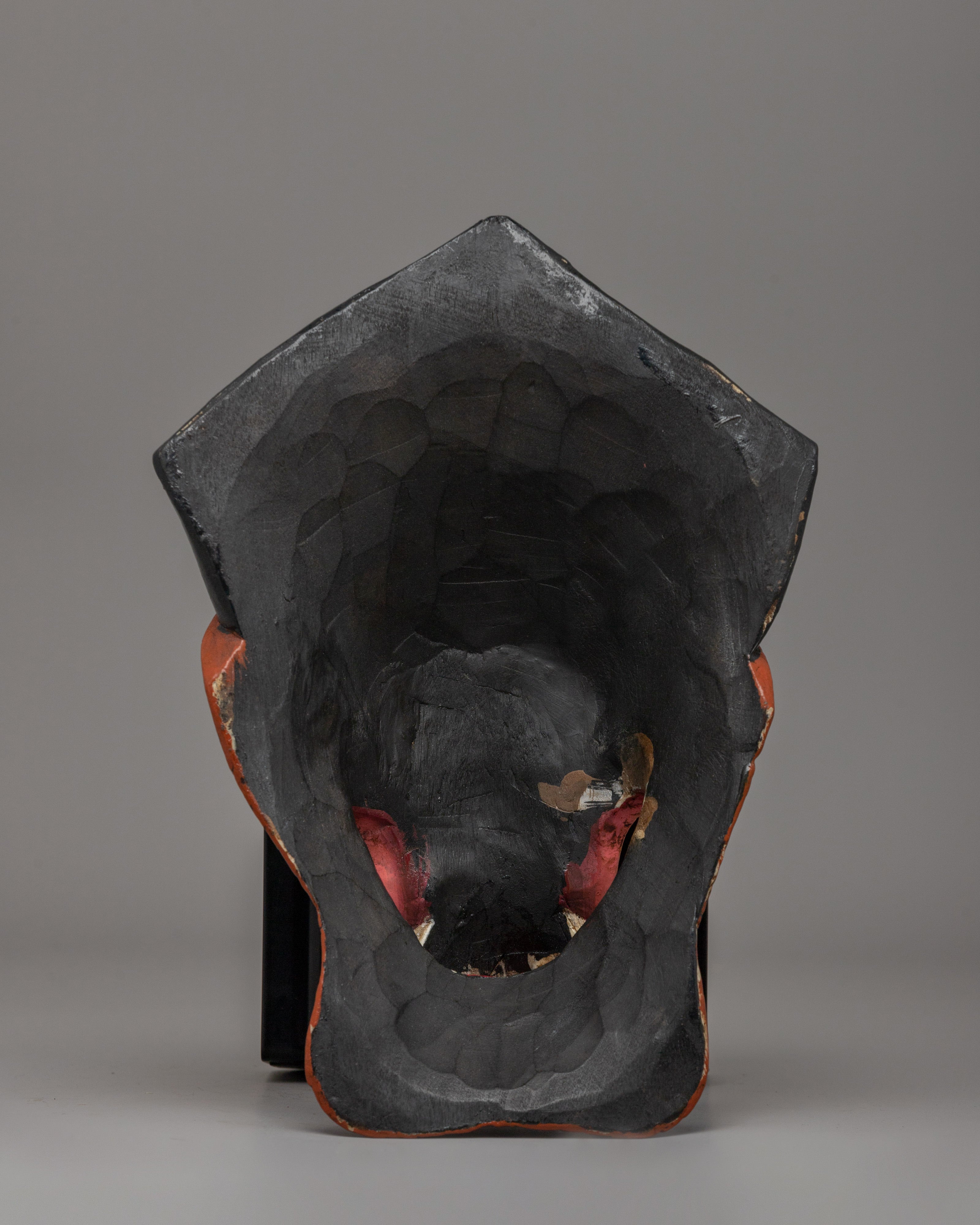 Wooden Mask for Shrine | Spiritual Decor
