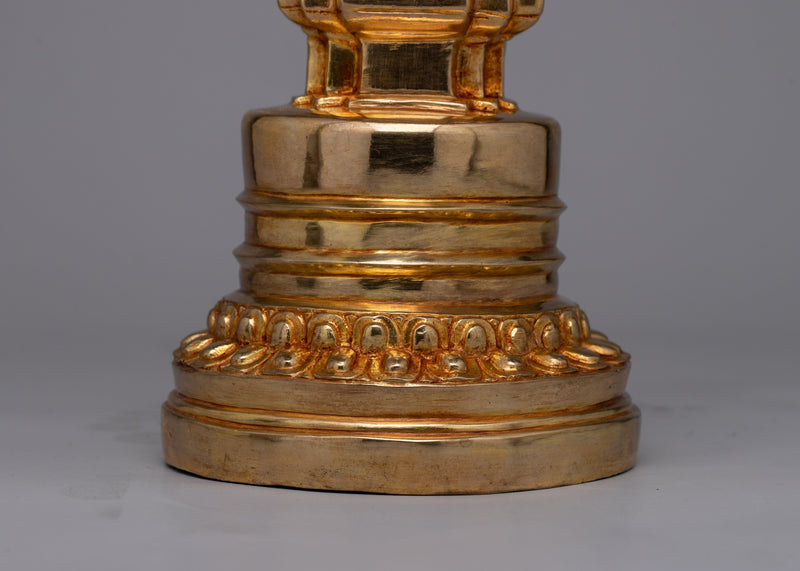 Traditional Handcrafted Stupa | Unique Collectible for Spiritual Enthusiasts