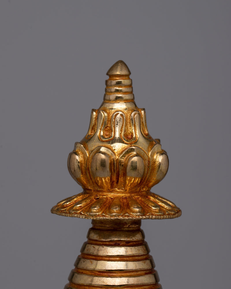 Traditional Handcrafted Stupa | Unique Collectible for Spiritual Enthusiasts