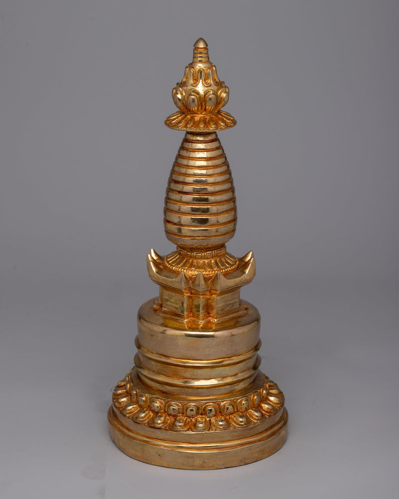 Traditional Handcrafted Stupa | Unique Collectible for Spiritual Enthusiasts