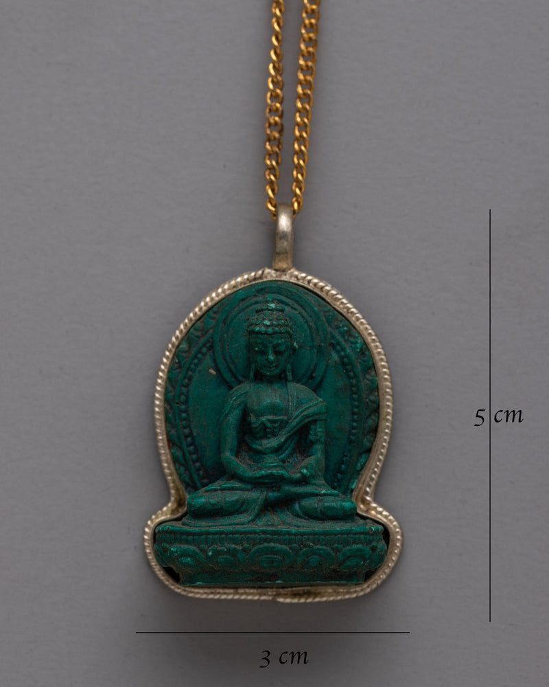 Handcrafted Buddha Locket |  Embrace Peace and Wisdom