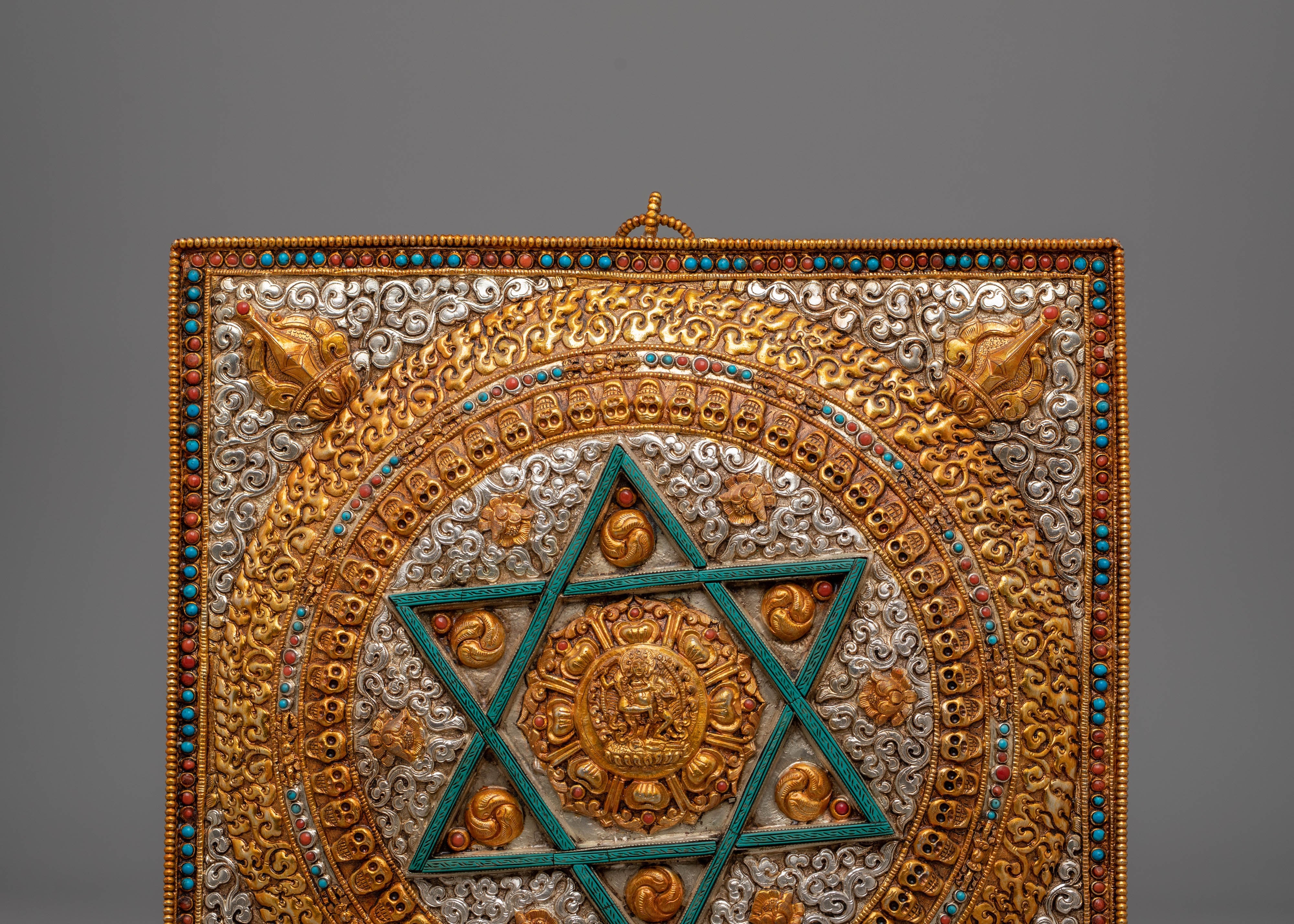 Handcrafted Wall Hanging Buddhist Mandala | Sacred Artwork for Spiritual Spaces