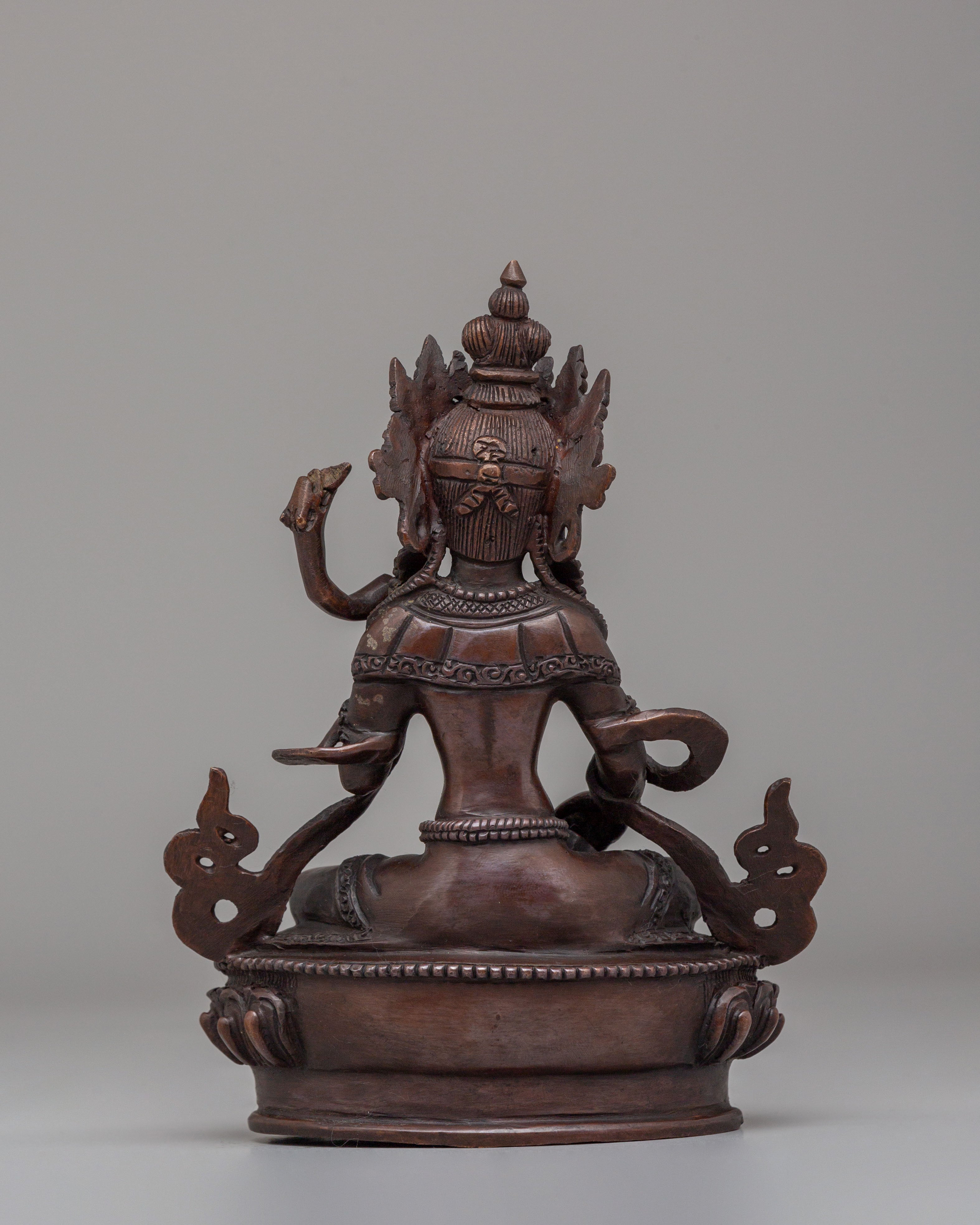 Himalayan Saraswati Altar Statue | Goddess of Wisdom