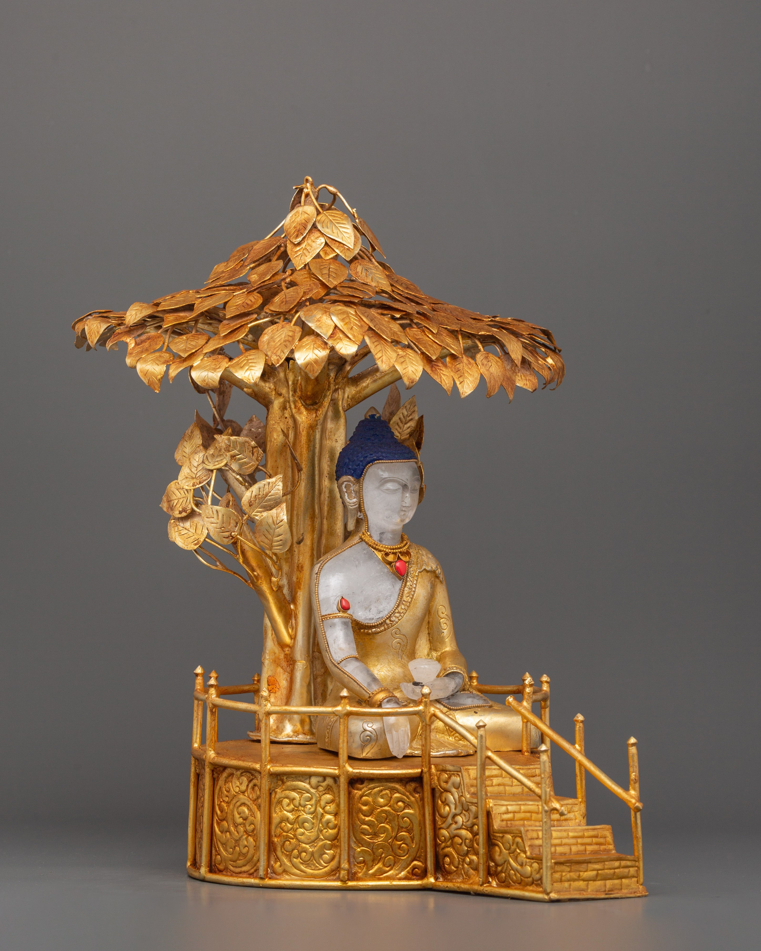Shakyamuni Buddha under Bodhi Tree | Buddhist Home Decor