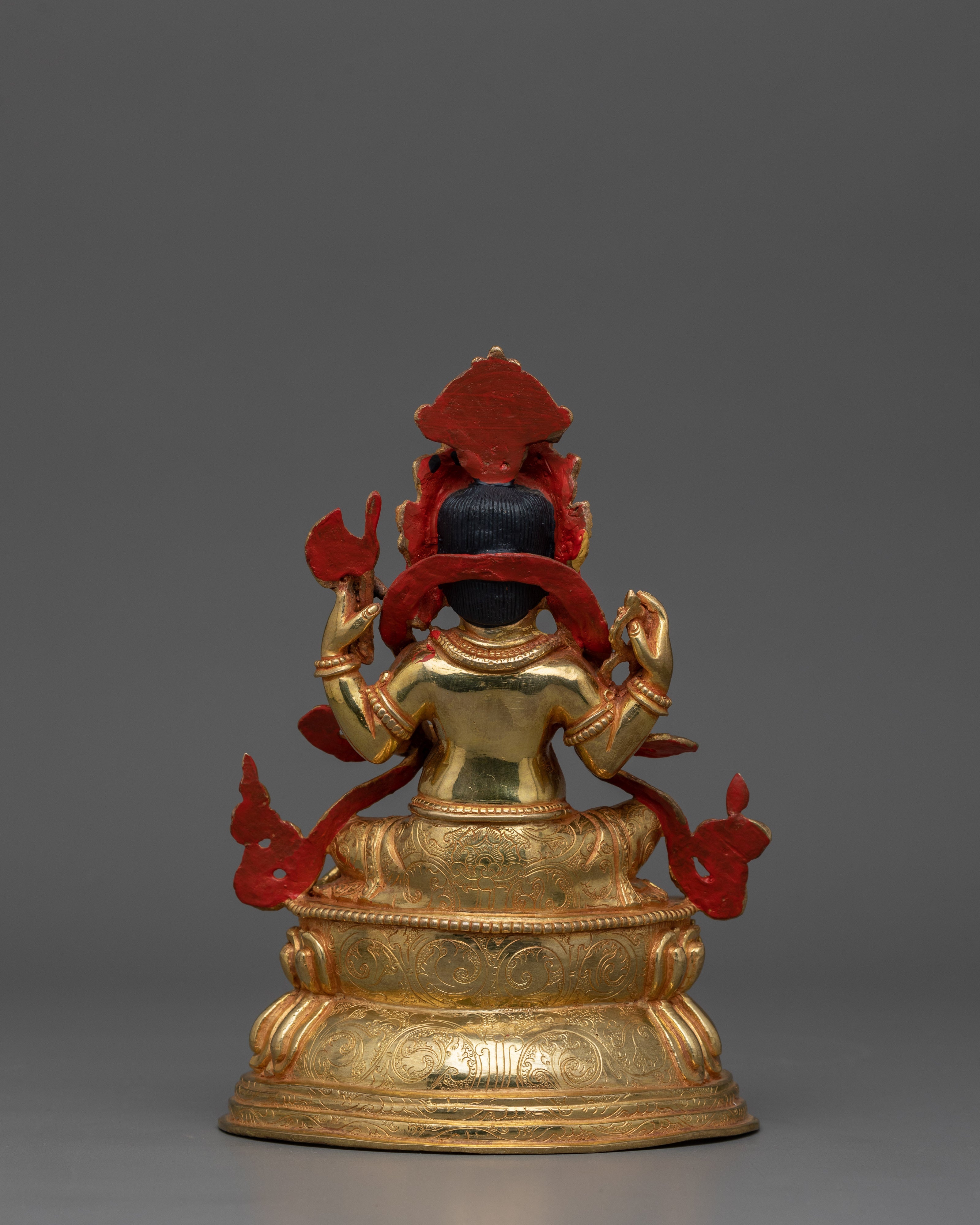 24K Gold Gilded Ganesh Statue |  The Remover of Obstacles