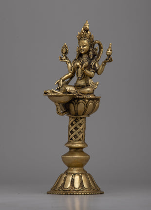 Laxmi Oil Lamp(Panas) | Handmade for Sacred Festivals and Worship