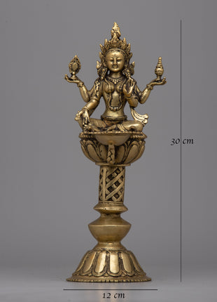 Laxmi Oil Lamp(Panas) | Handmade for Sacred Festivals and Worship