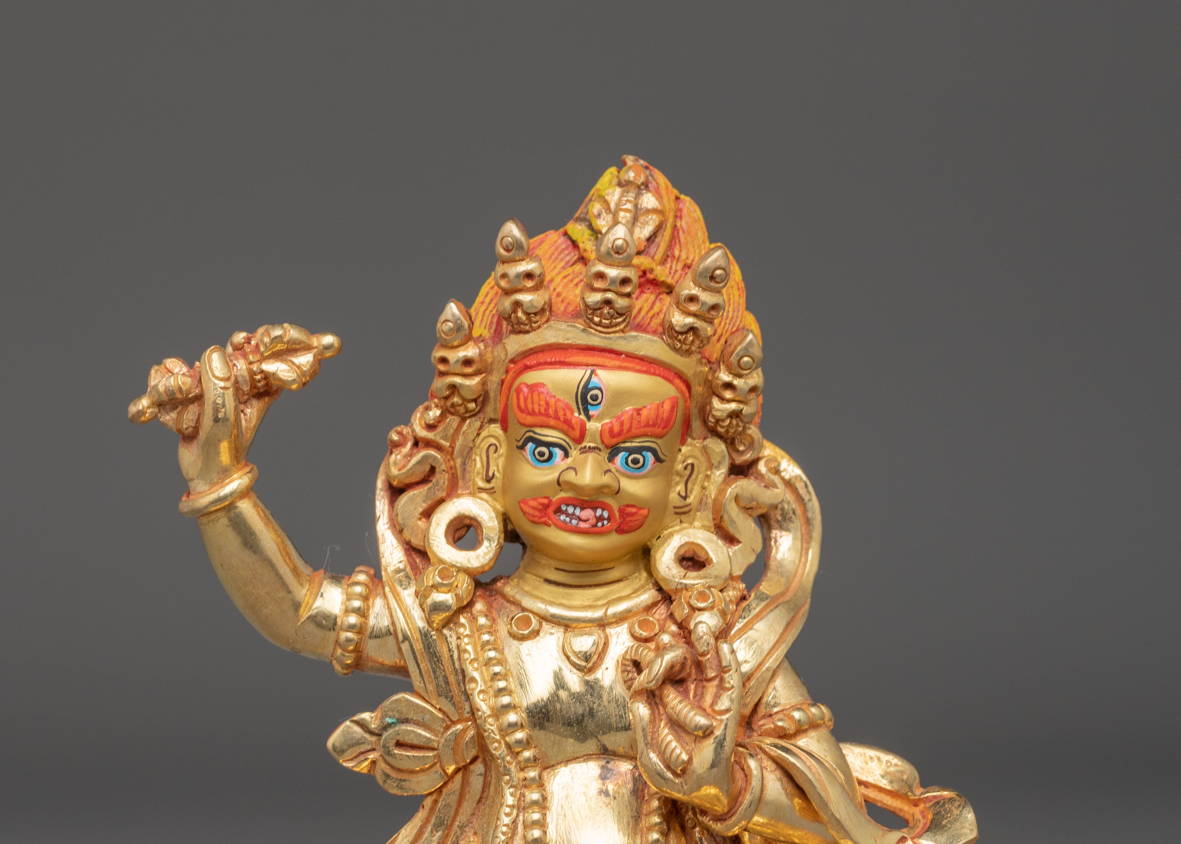 Wrathful Bodhisattva Vajrapani Statue | Powerful Buddha for Protection and Strength
