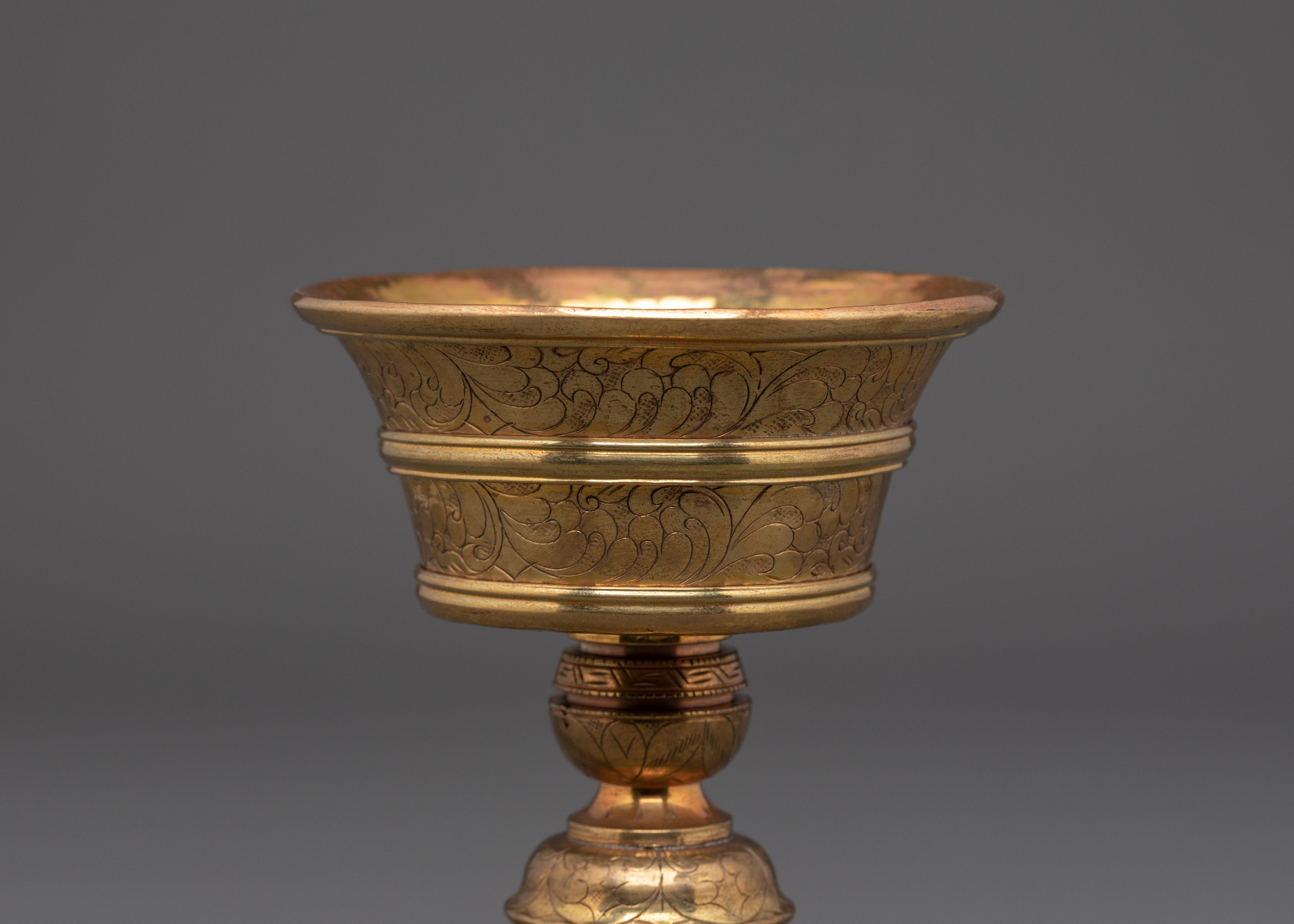 Tibetan Shrine Butter Lamp for Buddhist Rituals