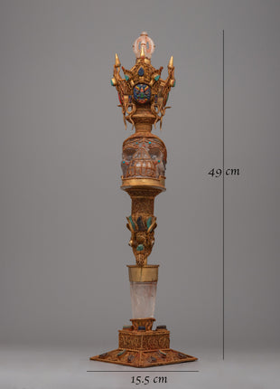 Crystal Phurba Dagger | Tantric Buddhist Symbolism and Ritual Craftsmanship