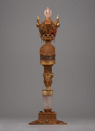 Crystal Phurba Dagger | Tantric Buddhist Symbolism and Ritual Craftsmanship