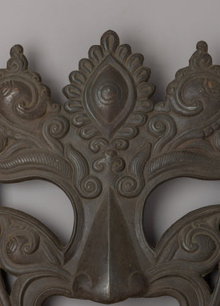Handmade Tibetan Buddhist Mask | Sacred Himalayan Wall Art