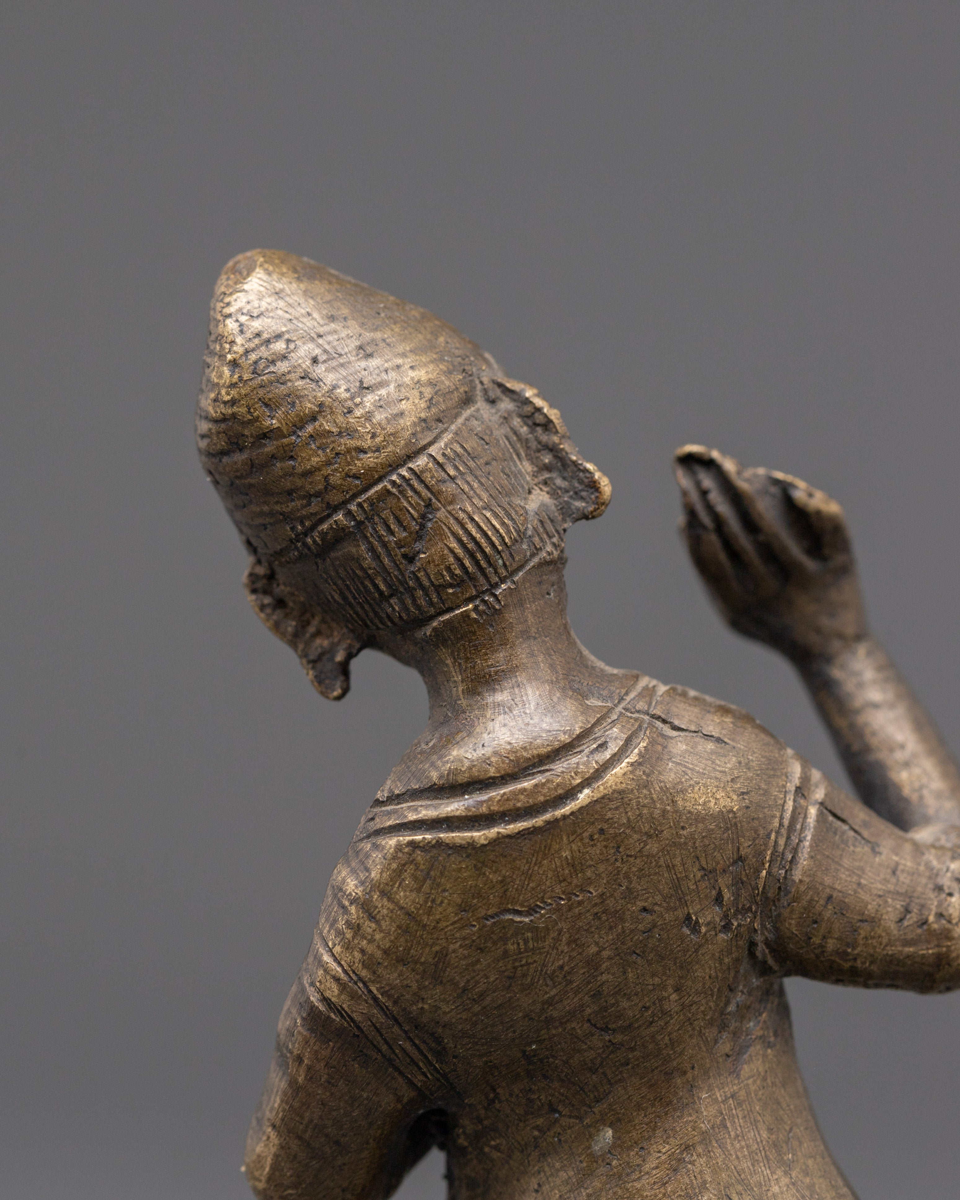 Brass Musical Statue | Nepalese Art