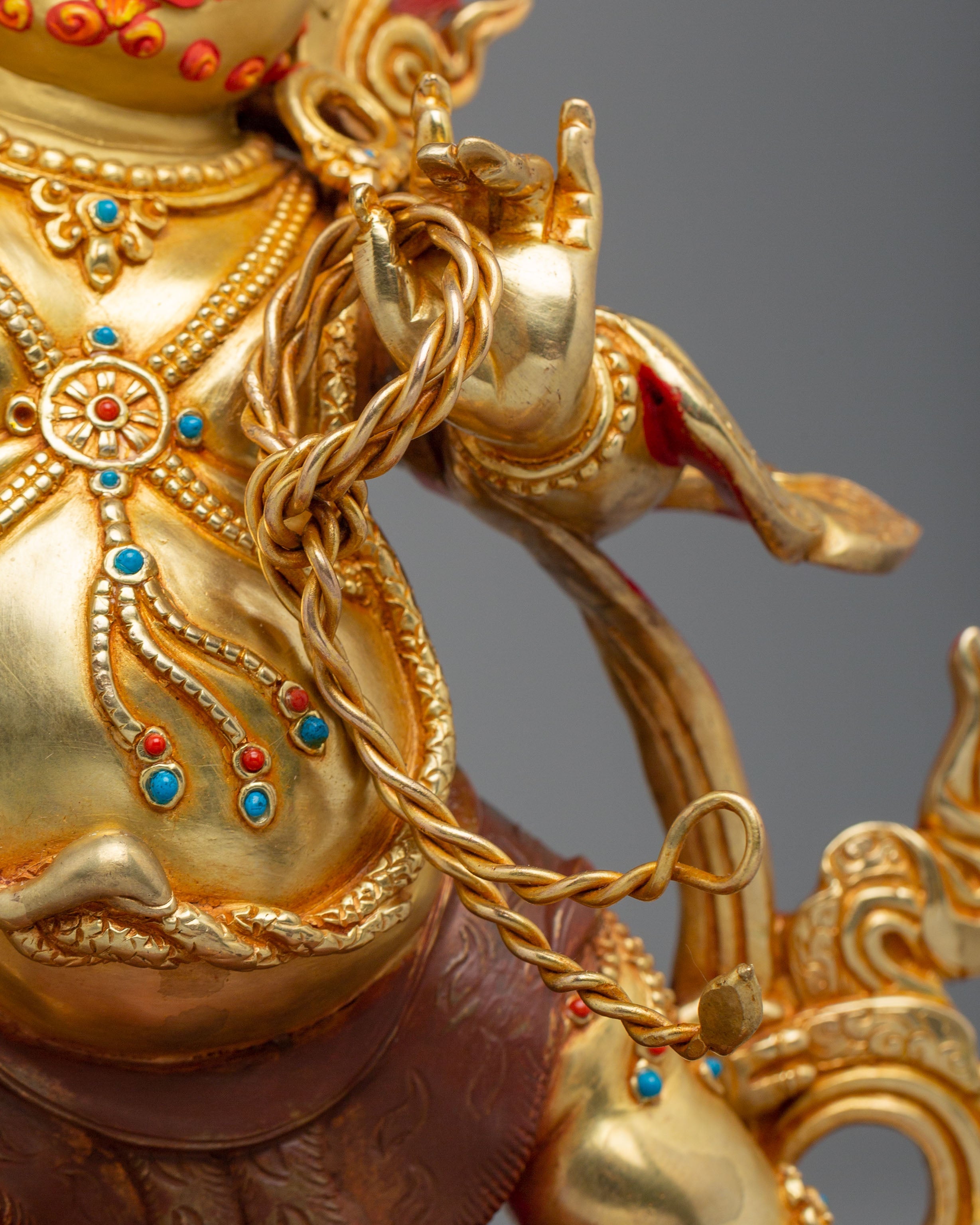 Handcrafted Vajrapani Buddhist Statue | Symbol of Protection and Strength