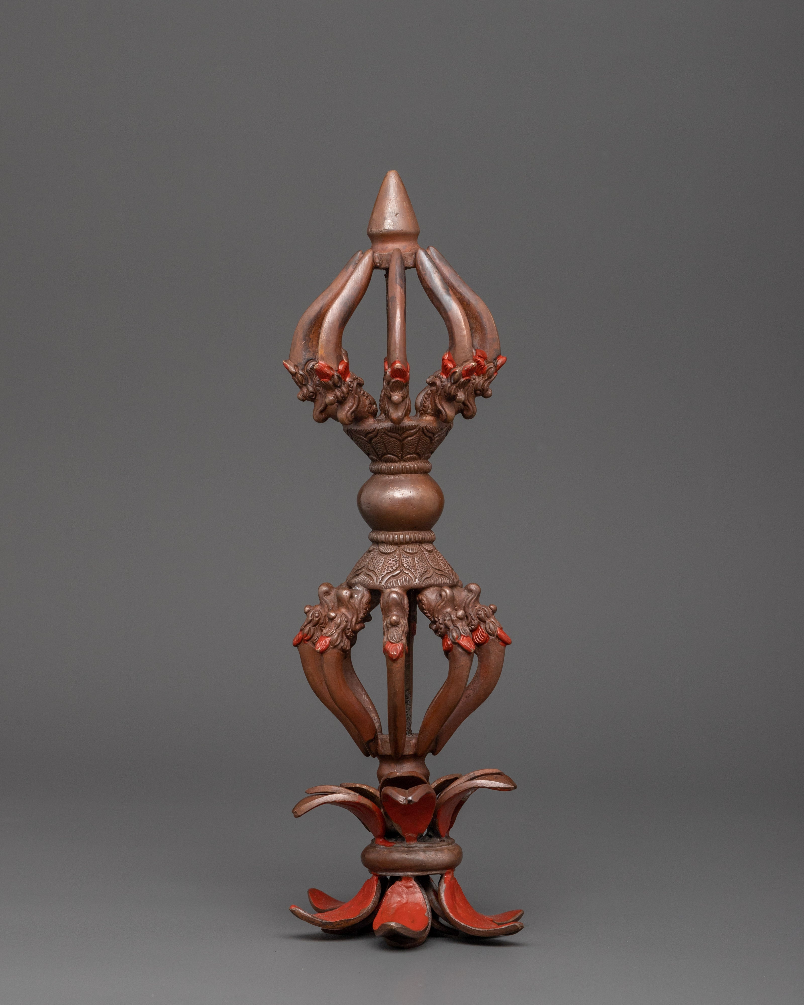 Vajra Ritual Handcrafted Vajra Dorje Ritual Item | Tibetan Ritual Symbol of Indestr