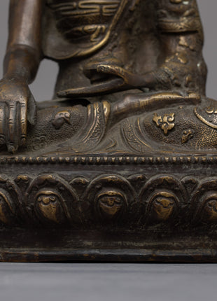 Buddha Gautama Shakyamuni Sculpture | Handcrafted Sacred Statue for Spiritual Meditation Decor