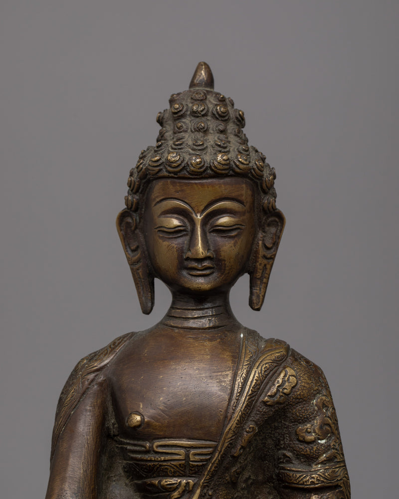 Buddha Gautama Shakyamuni Sculpture | Handcrafted Sacred Statue for Spiritual Meditation Decor