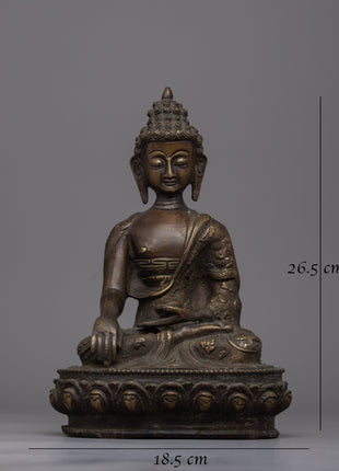 Buddha Gautama Shakyamuni Sculpture | Handcrafted Sacred Statue for Spiritual Meditation Decor
