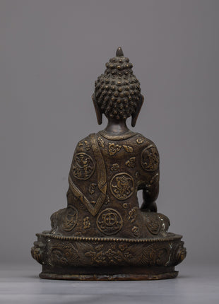 Buddha Gautama Shakyamuni Sculpture | Handcrafted Sacred Statue for Spiritual Meditation Decor