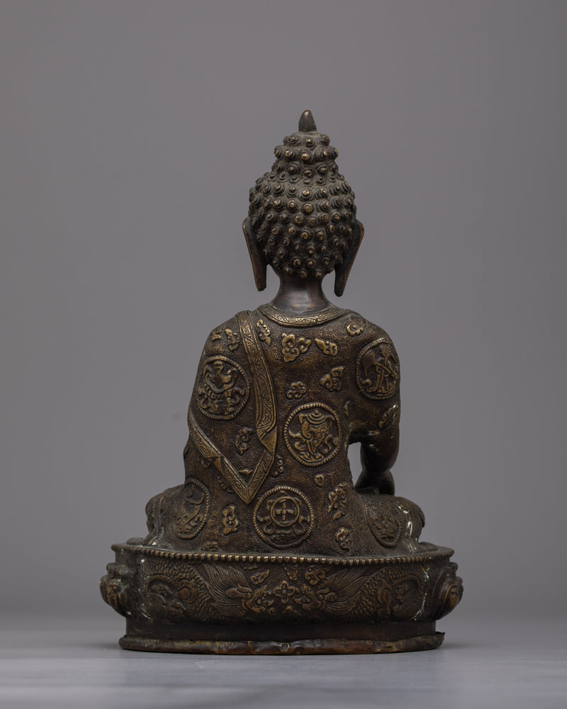 Buddha Gautama Shakyamuni Sculpture | Handcrafted Sacred Statue for Spiritual Meditation Decor